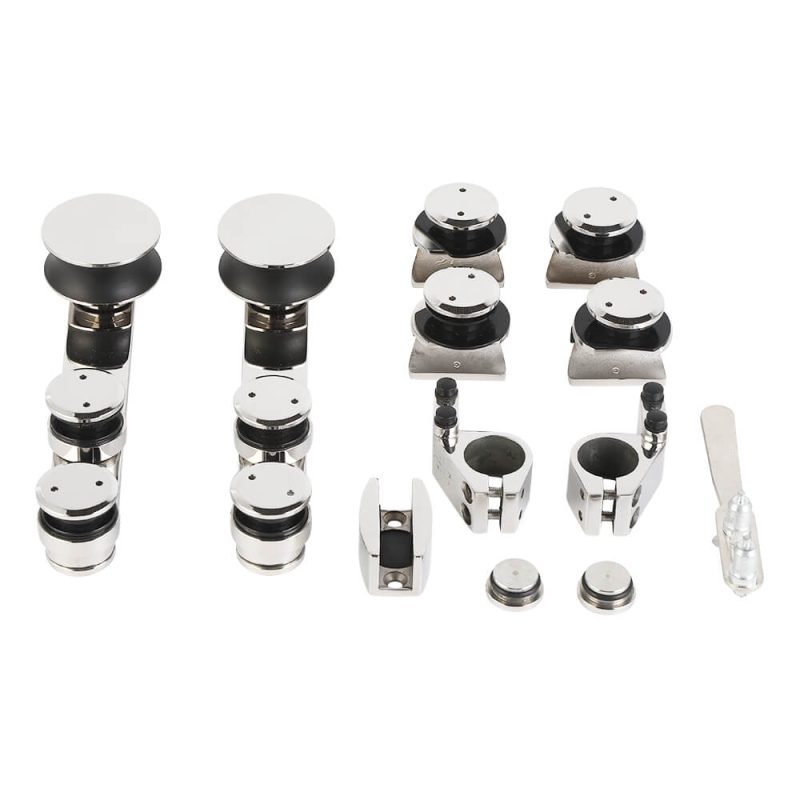 shower screen glass clamps